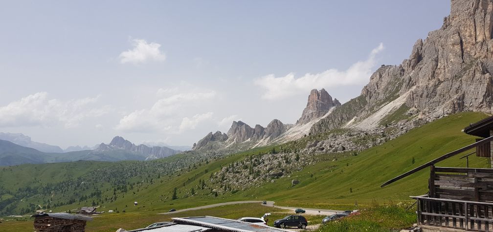 Passo Giau weg noord west